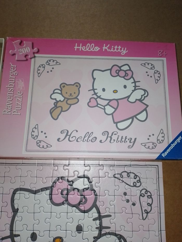 Puzzle Hello Kitty 200 pièces TBE Complet - photo numéro 4