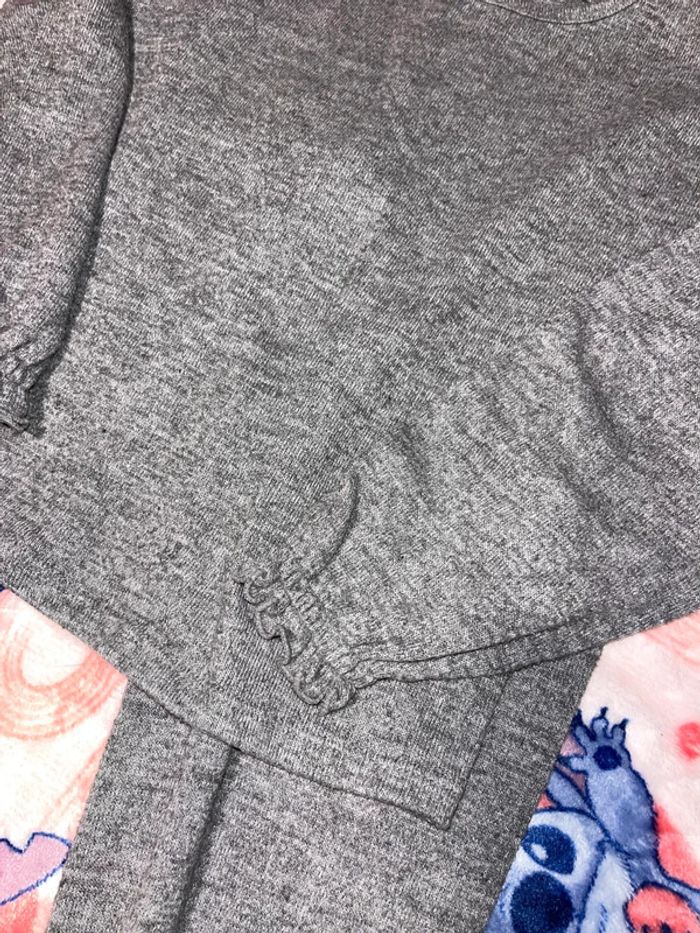 Ensemble detente / pyjama fille 6 ans gris - photo numéro 2