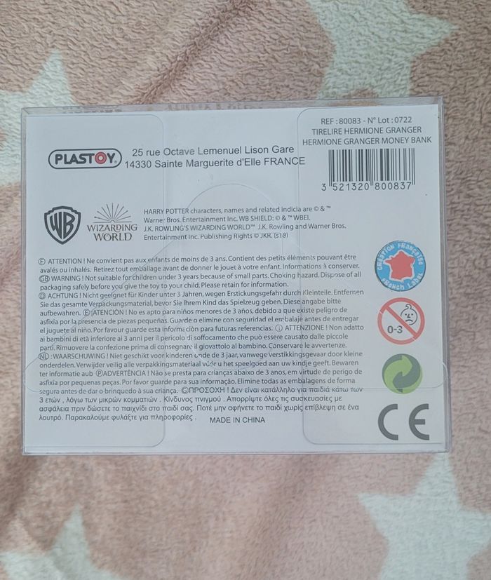 Grosse tirelire Hermione Granger,  neuve - photo numéro 4