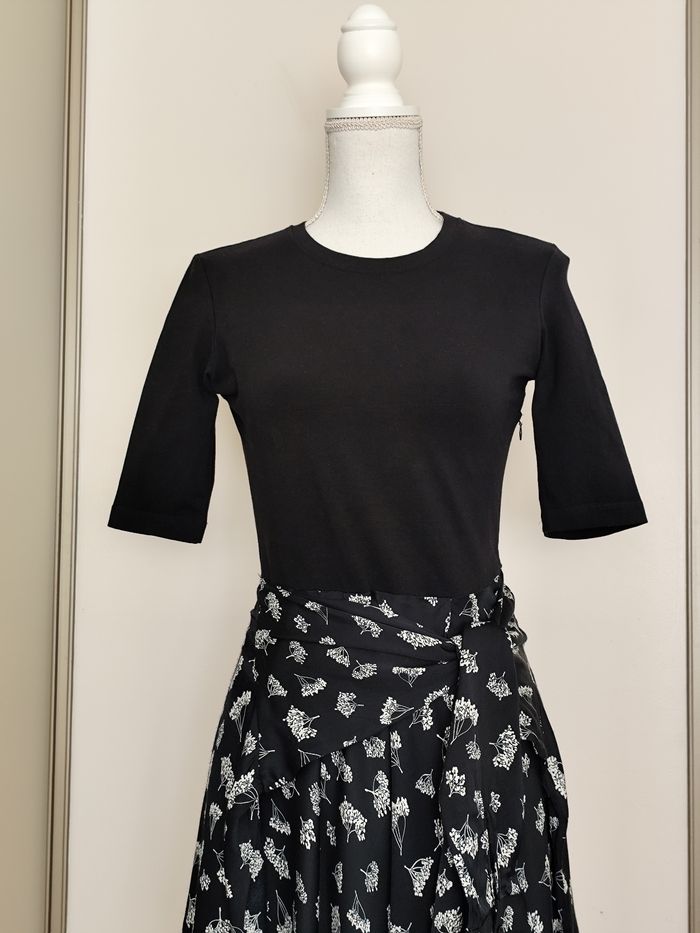Robe Maje neuve taille 1 noire et blanche toutes saisons de - photo numéro 3