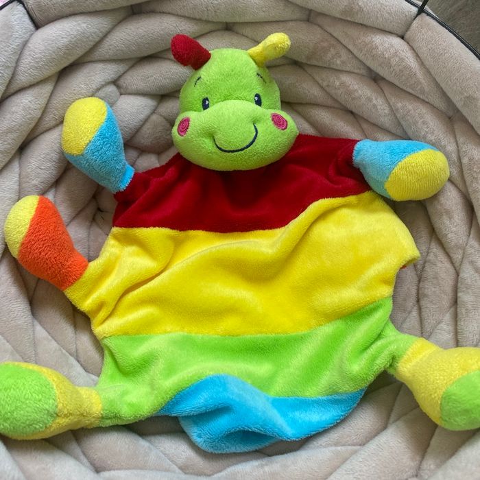 Doudou  marionnette chenille papillon keel toys