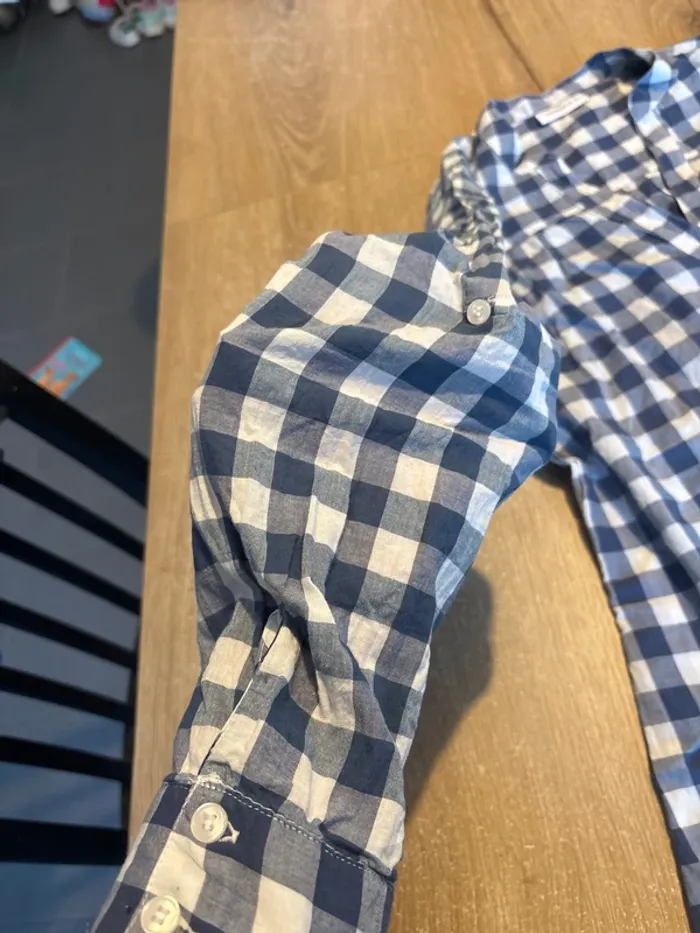 Blouse ou robe à carreaux - photo numéro 5