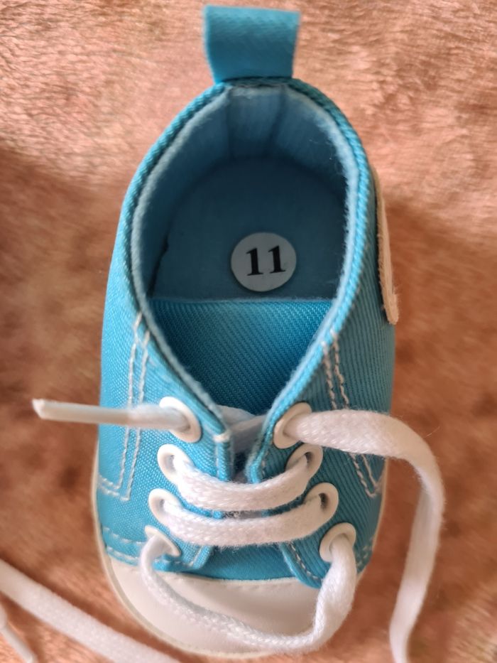 Chaussure bébé turquoise - photo numéro 2