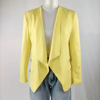 Veste jaune ouverte - Nana Love - Taille M A1212