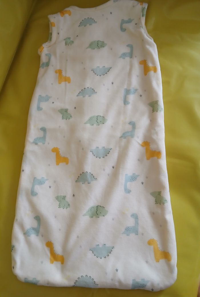 turbulette gigoteuse garcon dinosaure en velours chaud 70 cm - photo numéro 4