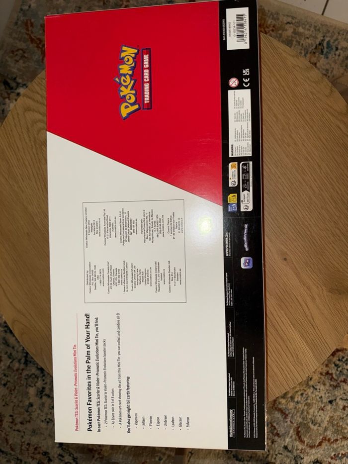 Coffret Pokémon – 8 Mini Tin Prismatic Evolutions (Exclu Costco) - photo numéro 5