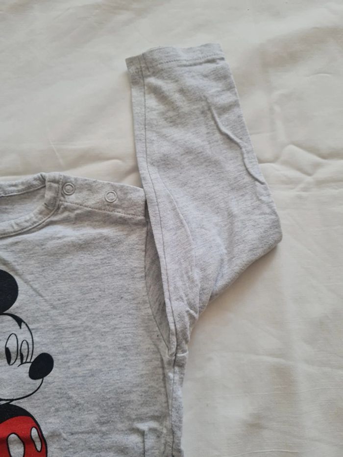 T-shirt ML Mickey 18 mois - photo numéro 4