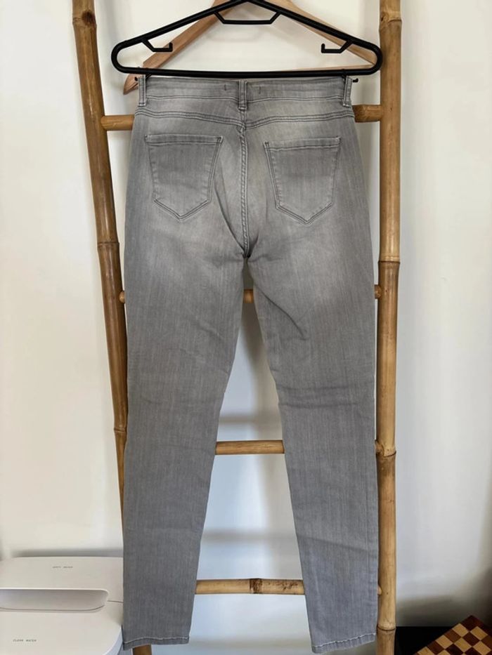 Jean skinny gris Etam taille 38 - photo numéro 8