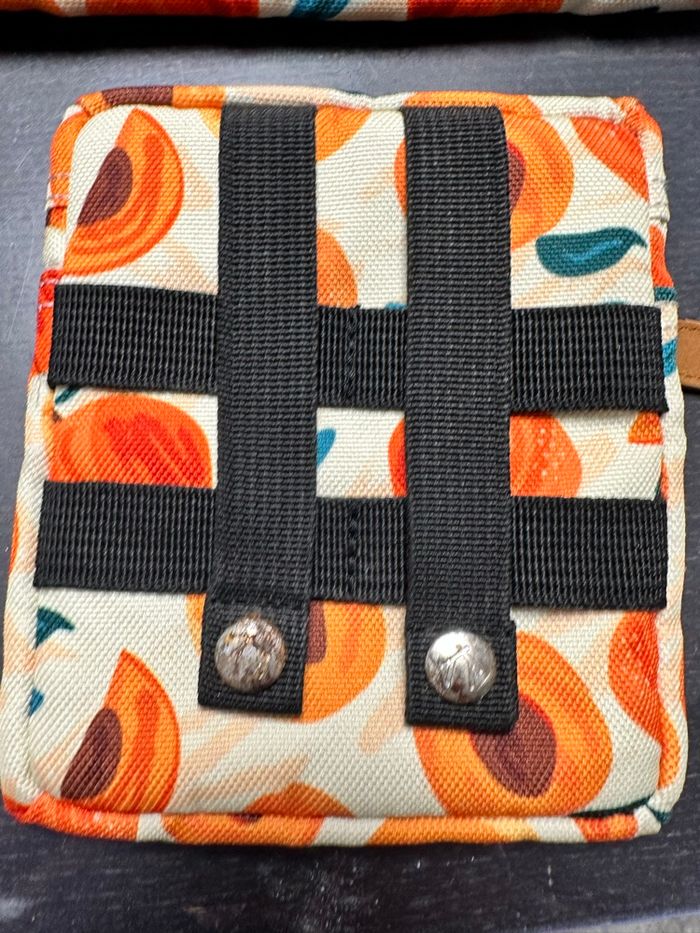 Pochette abricot  Cabaïa + 1 pochettes latérale - photo numéro 2