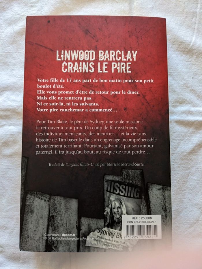 Crains le pire de linwood Barclay - photo numéro 3