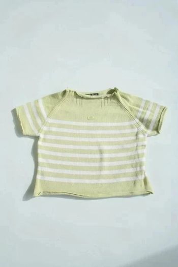 Pull vert clair Lili Gaufrette 4 ans