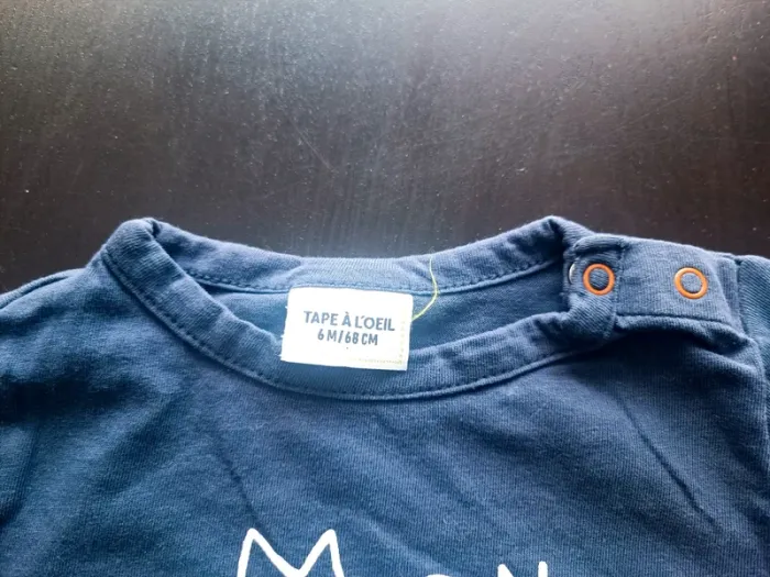 Lot t shirt manches longues 6 mois - photo numéro 14