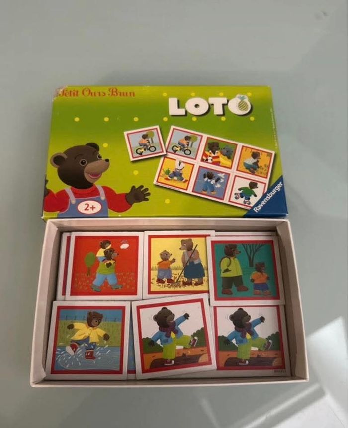 Loto petit ours brun