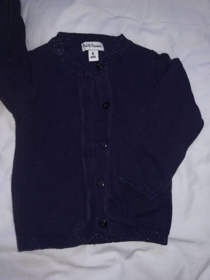 Lot gilet fille 6 mois