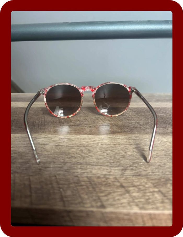 Lunette de soleil playgeel taille unique rouge grisâtre blanc - photo numéro 4