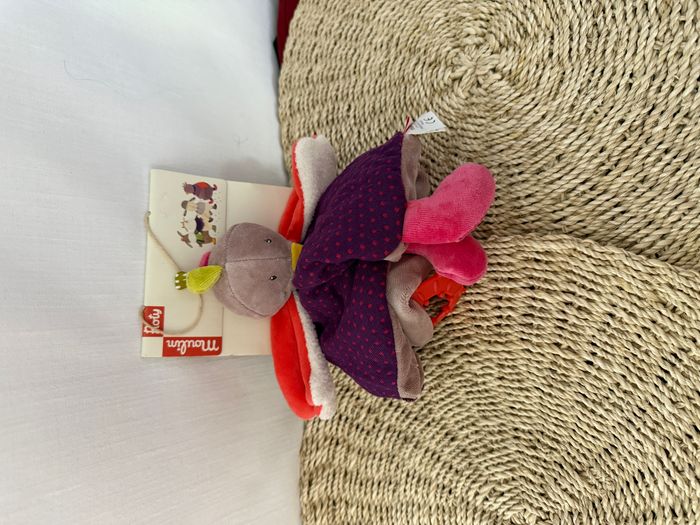 Moulin Roty Doudou Attache Tétine Poule Les Cousins du Moulin - photo numéro 1