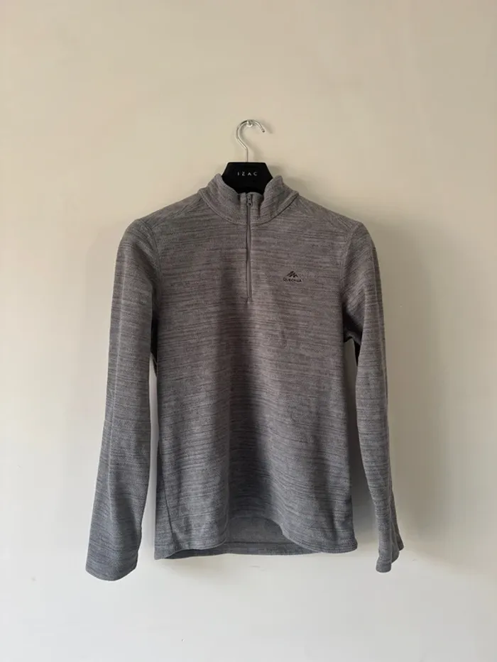 👕 pull chaud gris Homme quechua - taille M - bon état