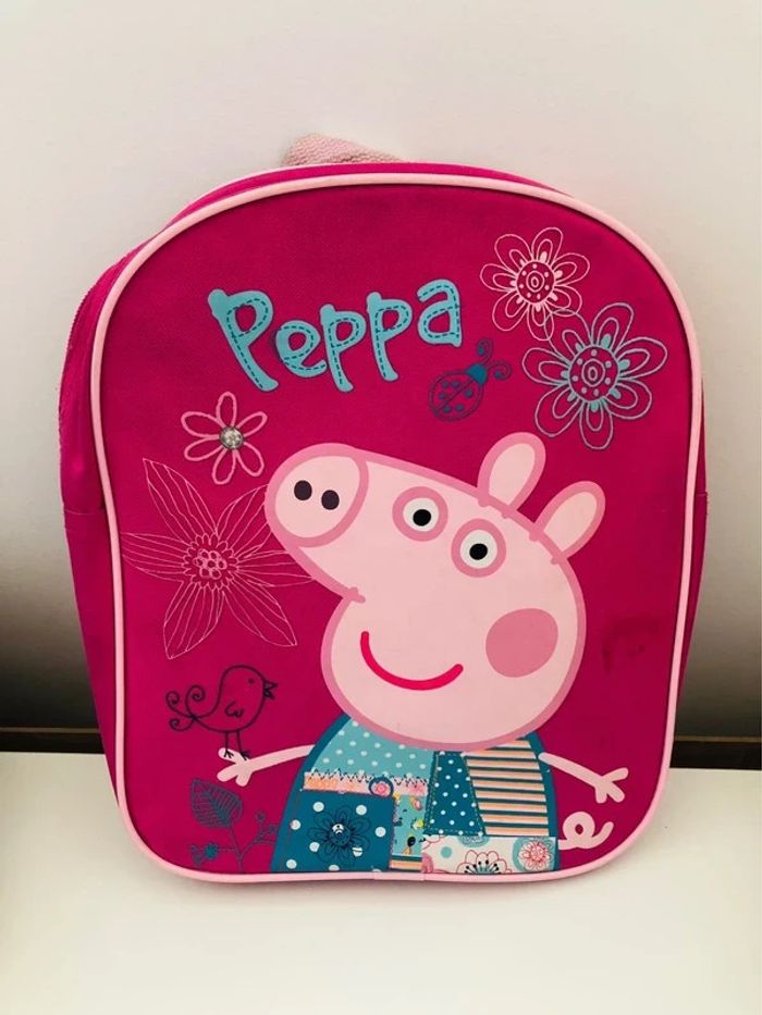 Sac à dos cartable maternelle peppa pig rose - photo numéro 3
