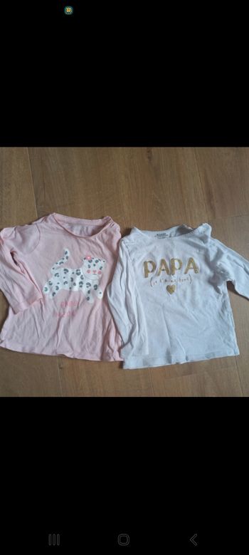 Lot 2 tee shirts ML