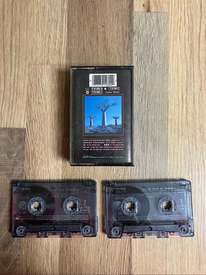 Doubles cassettes audio-1 face HS-Pink Floyd-Delicate Sound of Thunderbolt - photo numéro 2