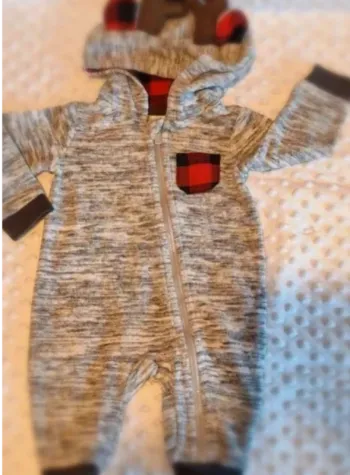 Pyjama sans pieds 3 mois renne