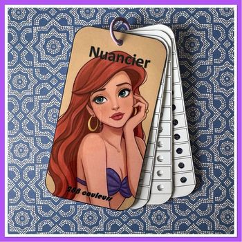 Nuancier guangna - tooli art - languo - grasp en 288  couleurs ou tout autres marques