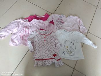 Lot tee shirt a manche longue