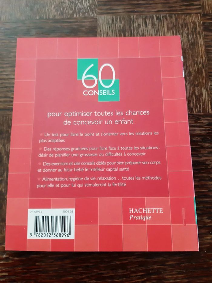 Livre "60 conseils fertilité " - photo numéro 2