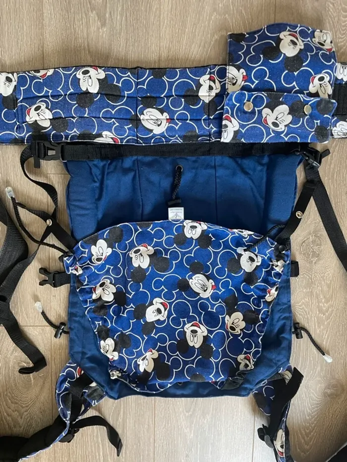 Portage préformé prefo de la couturiere spécialisée Portabebe Mozart Mickey - photo numéro 2