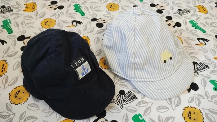 Lot 2 casquettes bébé garçon