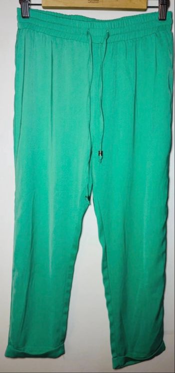 Pantalon fluide vert /