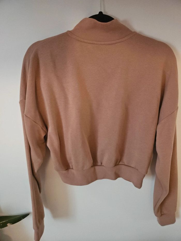 Sweat court à demi-zip pour femme * Nike/ taille S* - photo numéro 9