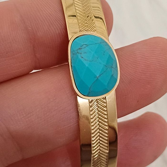 Bracelet jonc ikita en acier inoxydable - photo numéro 7
