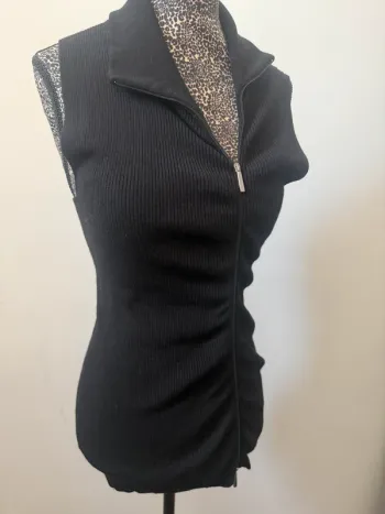 Gilet noir sans manches Max Mara – Taille M