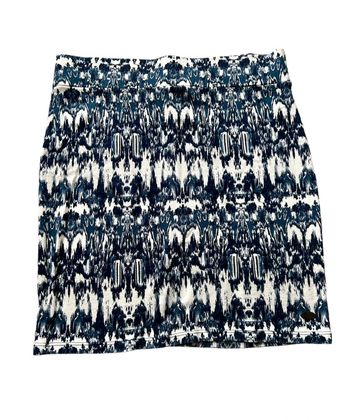 Jupe moulante bleu foncé et blanc Tom Tailor taille S très bon état