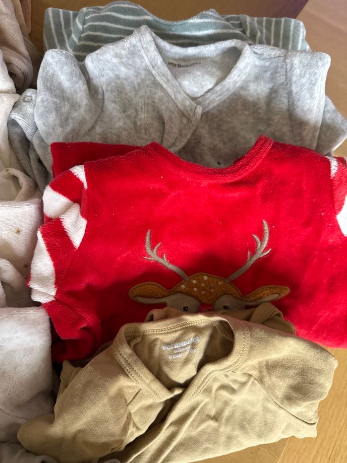 Lot 10 pyjamas + 6 bodys vert baudet - photo numéro 3