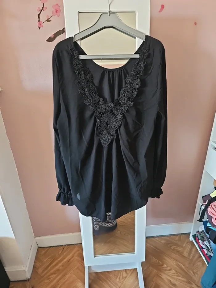 Blouse noire t40 curve
