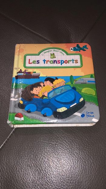 Livre bébé cartonné « Les transports »