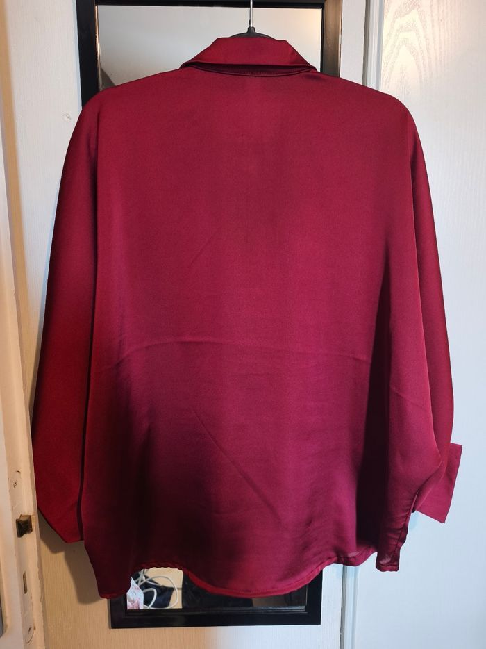 Chemise chauve souris bordeaux 36 au 48 - photo numéro 2