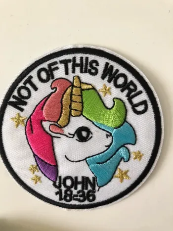 Écusson patch brodé licorne