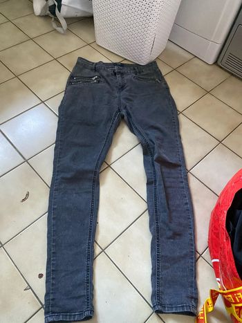 , jean gris taille 40 Kiabi