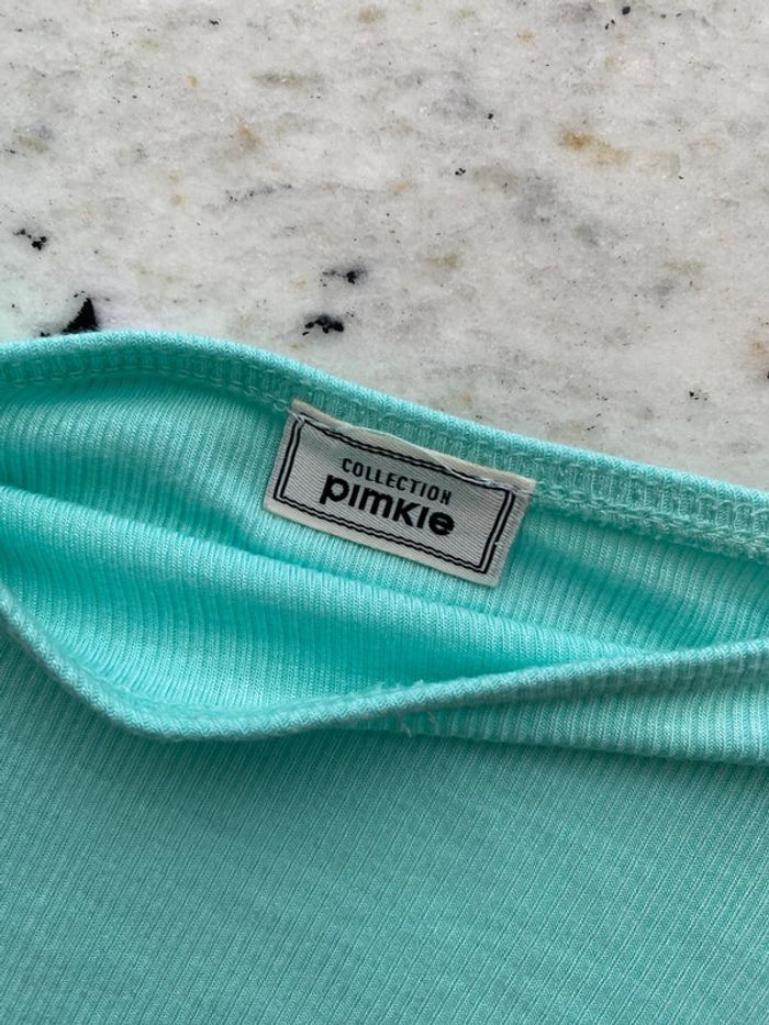 Top court turquoise pimkie S - photo numéro 6