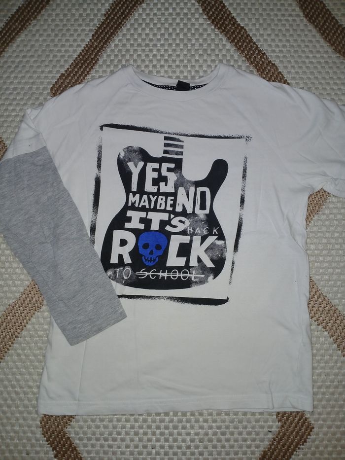 T-shirt manches longues garçon – BLK Wear – Taille 10 ans – Neuf