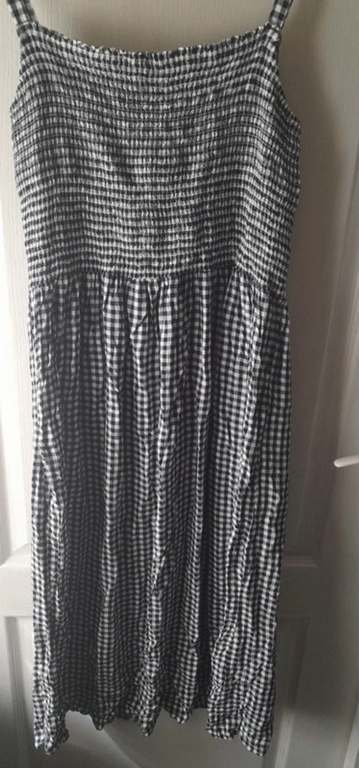 Robe vichy bleu/blanc 42 - photo numéro 2