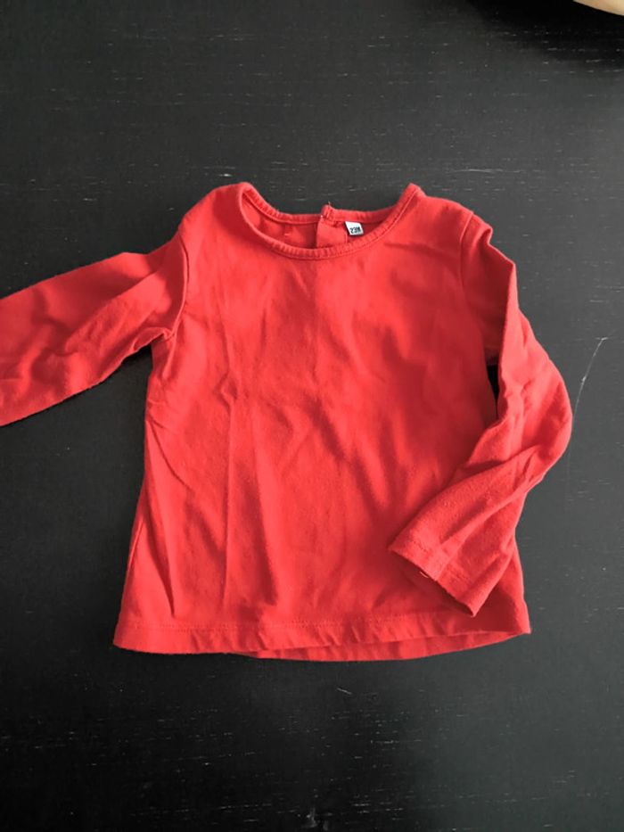 T-shirt manches longues 24 mois