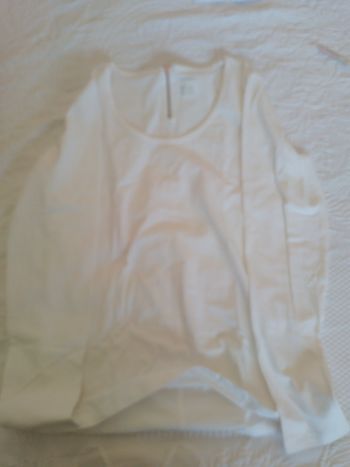 Tee shirt manche longue blanc