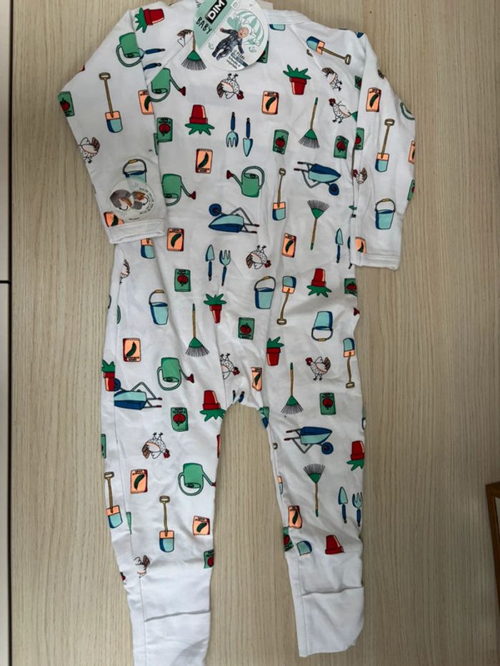 Pyjama sans pied Dim taille 12 mois - photo numéro 5