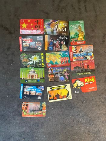 C’est une collection de cartes téléphoniques rares