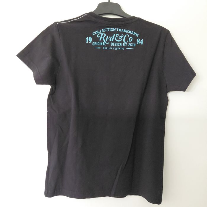 Rivaldi- t-shirt coton noir 12 ans - photo numéro 4