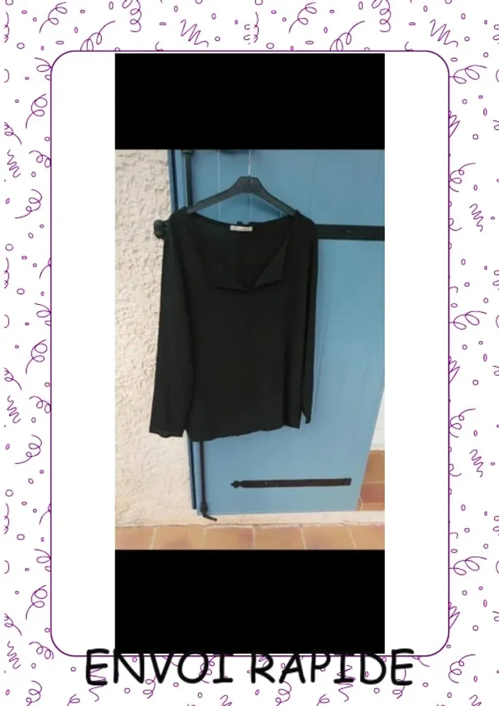Blouse fluide manche longue
